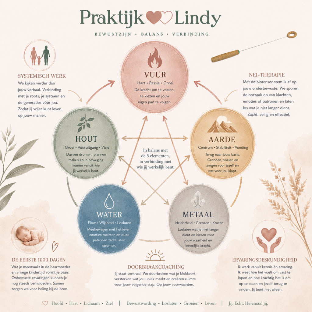 Overzicht van waar Praktijk Lindy bij kan helpen